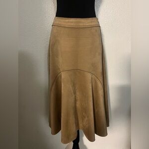 Vivienne Tam Camel A-Line Skirt